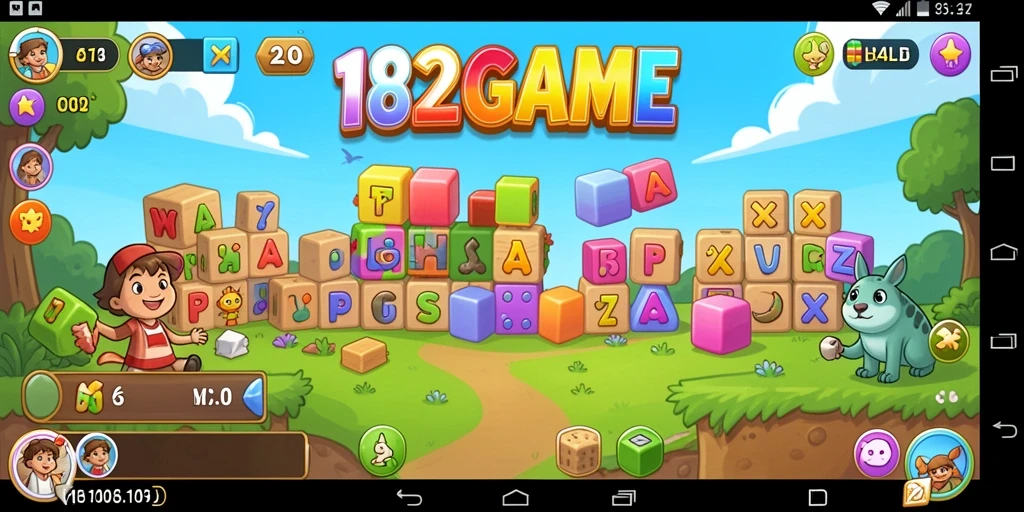 Tampilan gameplay 182GAME menunjukkan tantangan Puzzle yang menarik.
