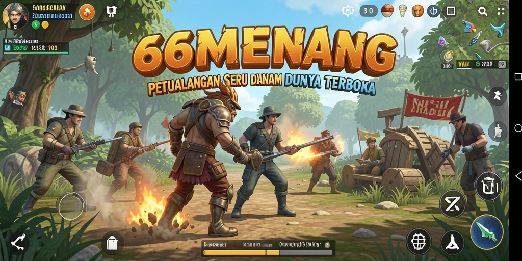 Tampilan gameplay 66MENANG di dunia terbuka yang menakjubkan.