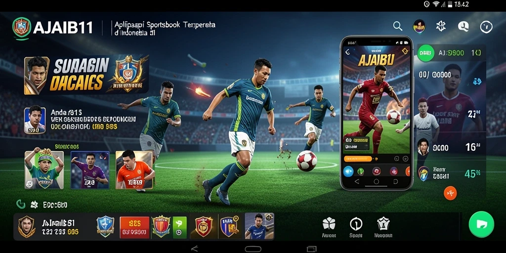 Tampilan screenshot AJAIB11 menampilkan proses taruhan olahraga yang sederhana dan interaktif.