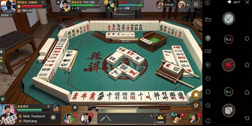 Tangkapan layar gameplay API77 menampilkan aksi seru permainan Mahjong.