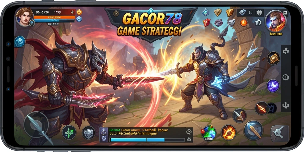 Tampilan gameplay GACOR78 yang seru dan menantang.