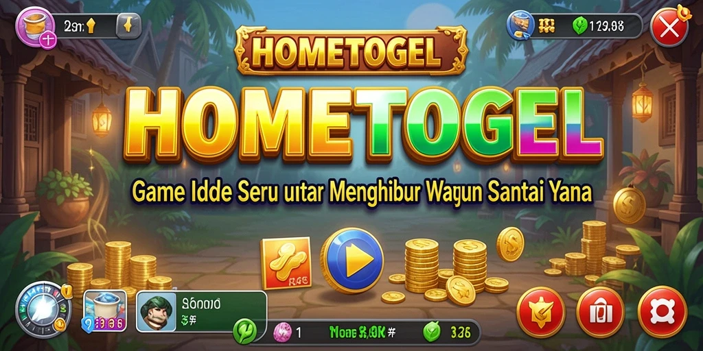 Gameplay HOMETOGEL yang menarik dan menghibur saat santai.