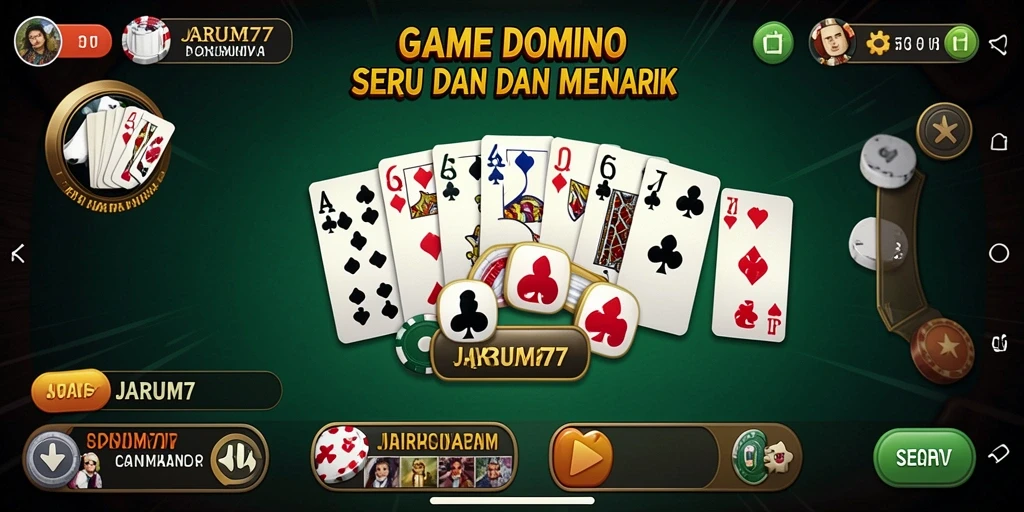 Tampilan gameplay seru dalam JARUM77 dengan pemain yang antusias.