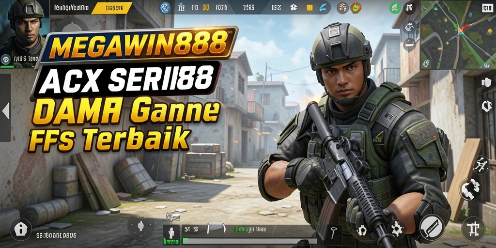 Tangkapan layar gameplay MEGAWIN888 dengan aksi tembak-menembak yang intens.