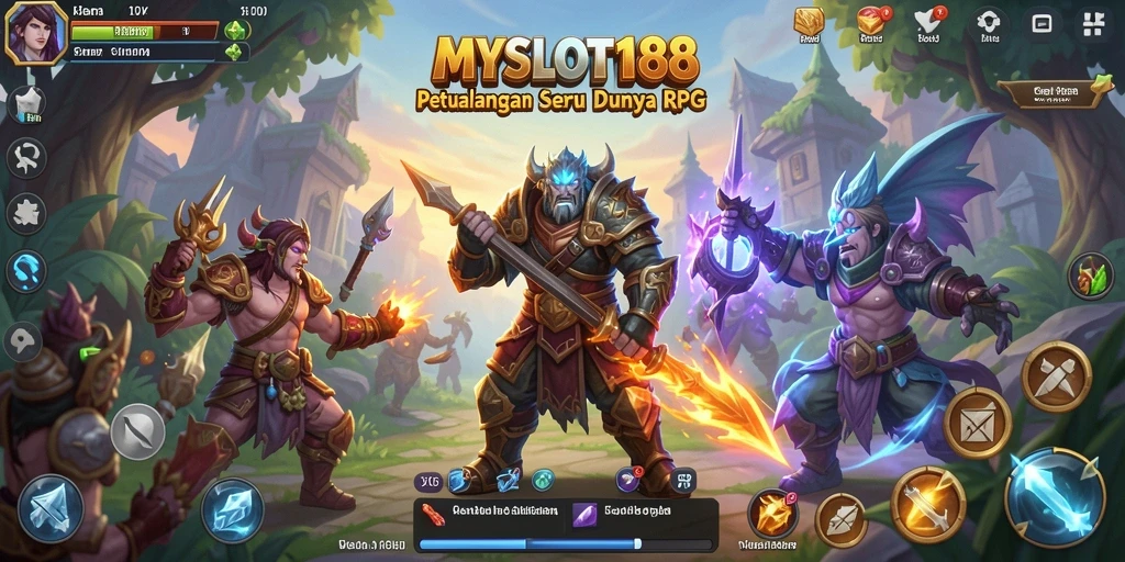 Tangkapan layar gameplay <strong>MYSLOT188</strong> menunjukkan aksi pertarungan yang menegangkan.