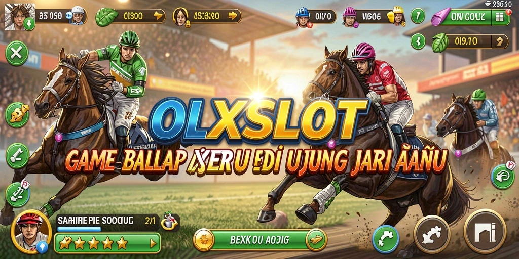 Gameplay seru balapan di OLXSLOT dengan mobil cepat dan trek menantang.