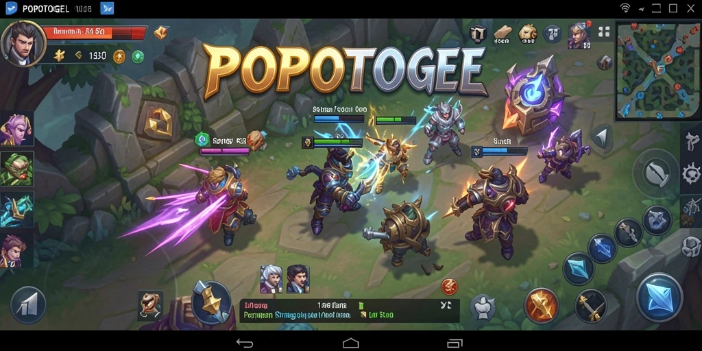 Tampilan permainan <strong>POPOTOGEL</strong> yang menakjubkan dengan aksi strategi.