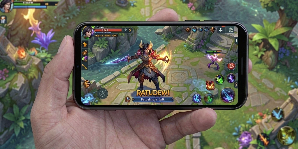 Screenshot gameplay menampilkan aksi seru dalam <strong>RATUDEWI</strong>.
