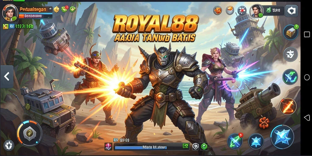 Tampilan gameplay ROYAL88 yang memukau dan penuh aksi.