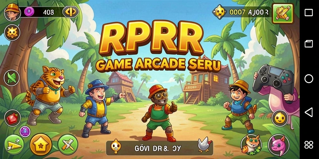 Tampilan gameplay RPRR dengan grafis cerah dan responsif.