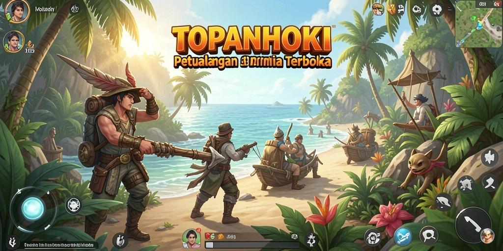 Gameplay menarik di dunia terbuka TOPANHOKI dengan petualangan seru.