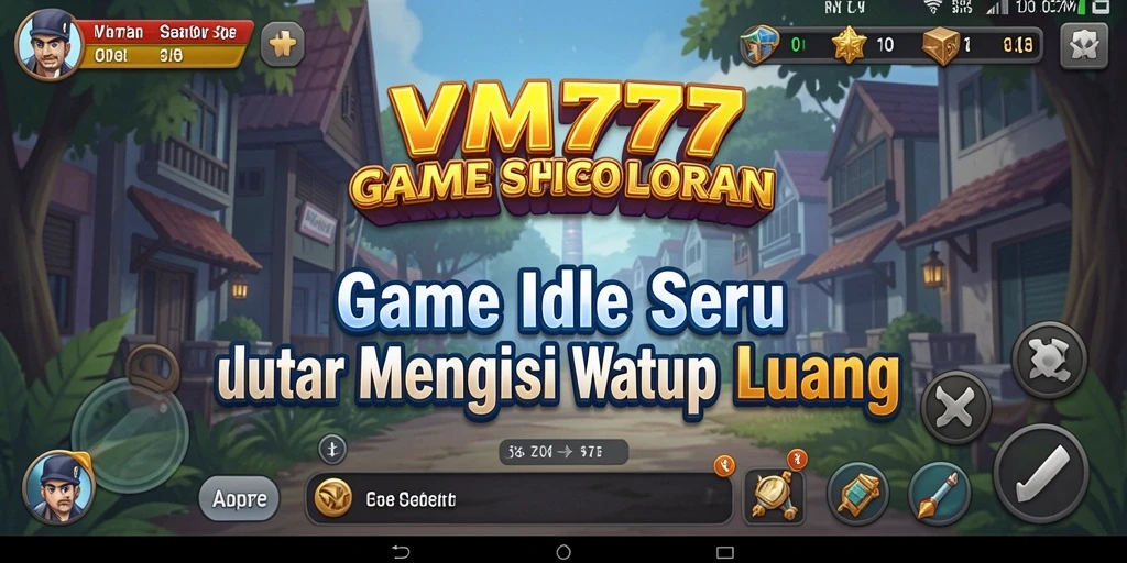 Tampilan gameplay VM777 yang menarik dan santai.